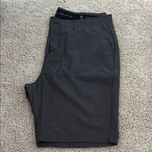 Pebble Beach Gray Flat Front Shorts
